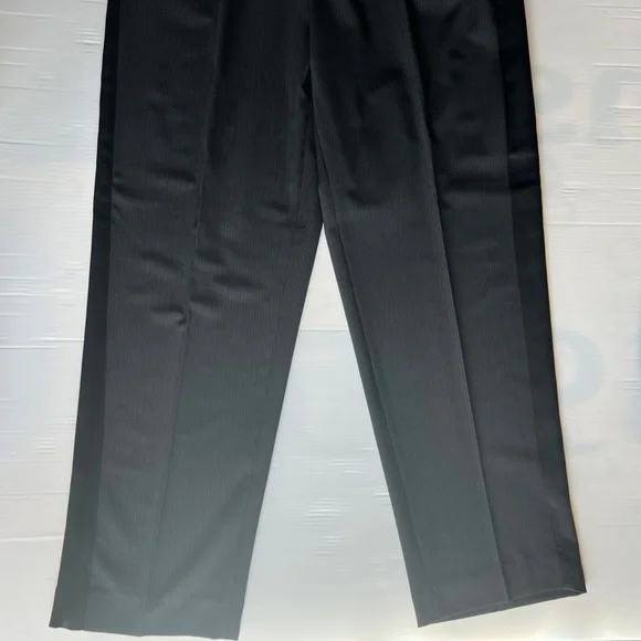 ZARA PINSTRIPE SUIT PANTS LIMITED EDITION BLACK SIZE 34  | 6770/023/800 - Picture 7 of 12